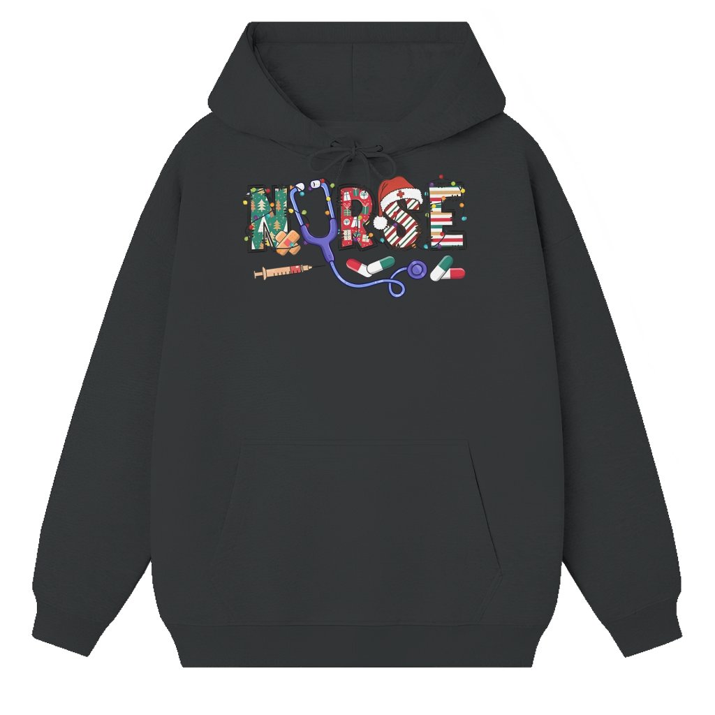 Funny Nursing Hoodie – Christmas Gift for Nurse - front view