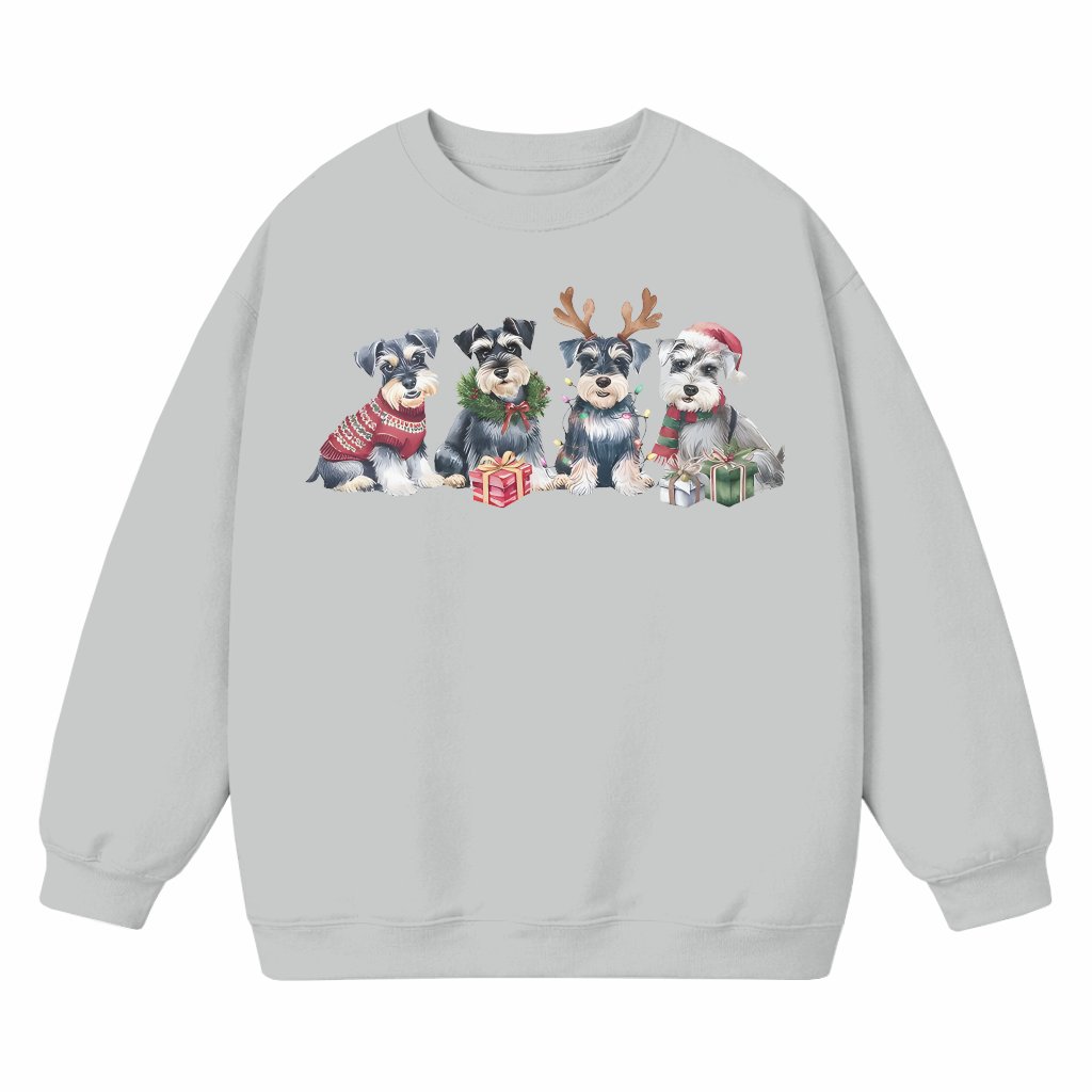 Miniature Schnauzer Dog Sweatshirt – Christmas Gift for Dog Lovers Trendy - front view