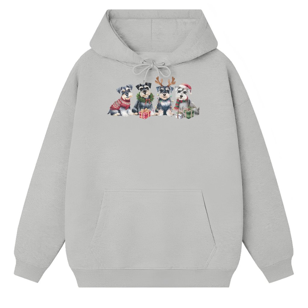 Miniature Schnauzer Hoodie – Christmas Gift for Miniature Schnauzer Lover Cute - front view