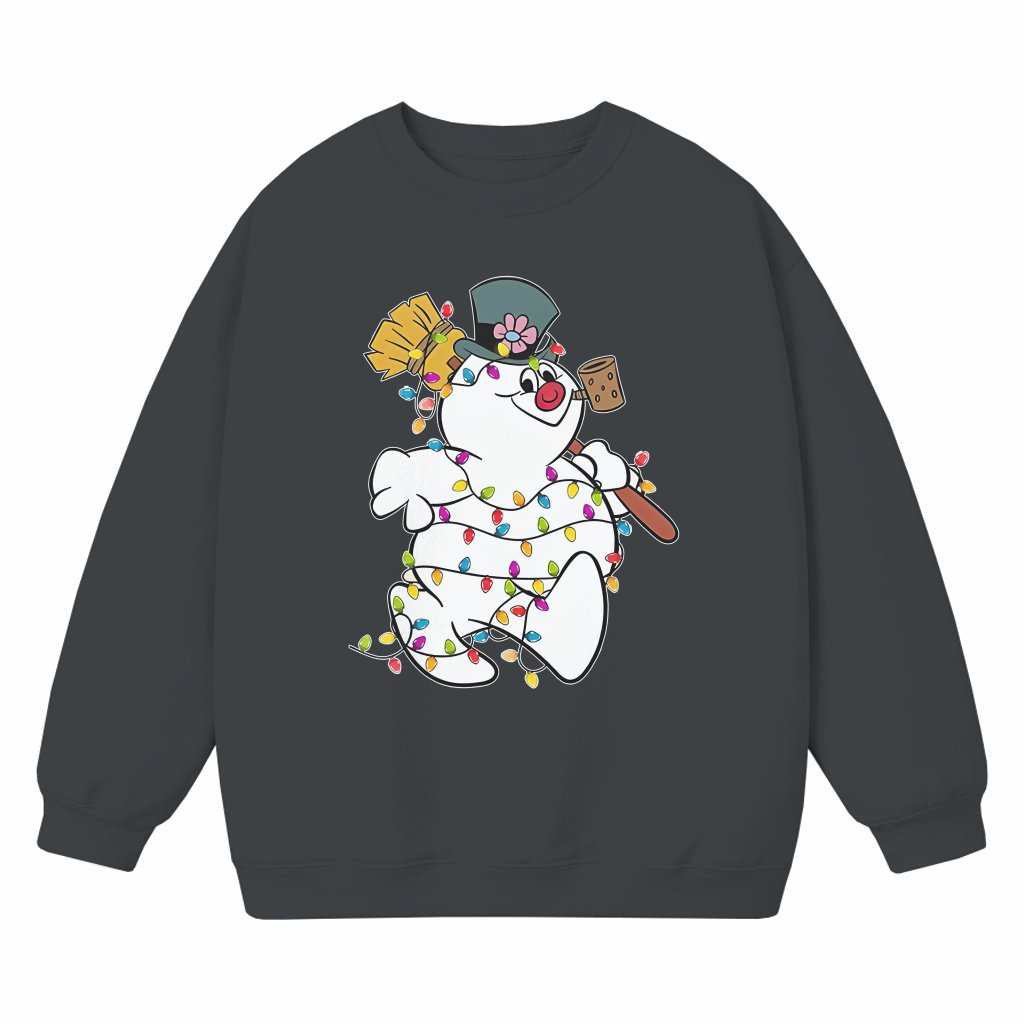 Snowman Sweatshirt – Christmas Gift for Women Cute Cartoon - front view