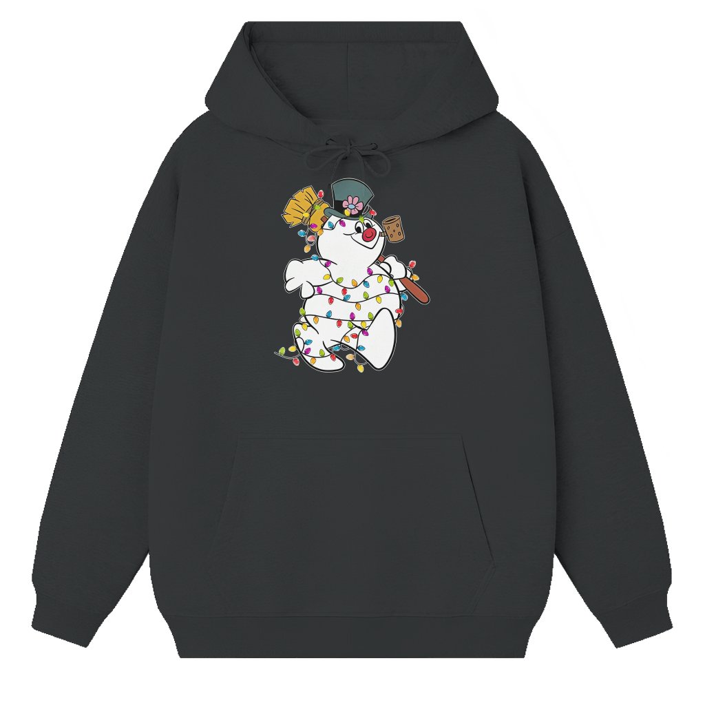 Cute Snowman Hoodie – Christmas Gift for Women - front view