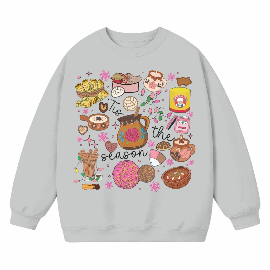 Tis The Season Mexican Christmas Sweatshirt – Holiday Gift Cute - front view