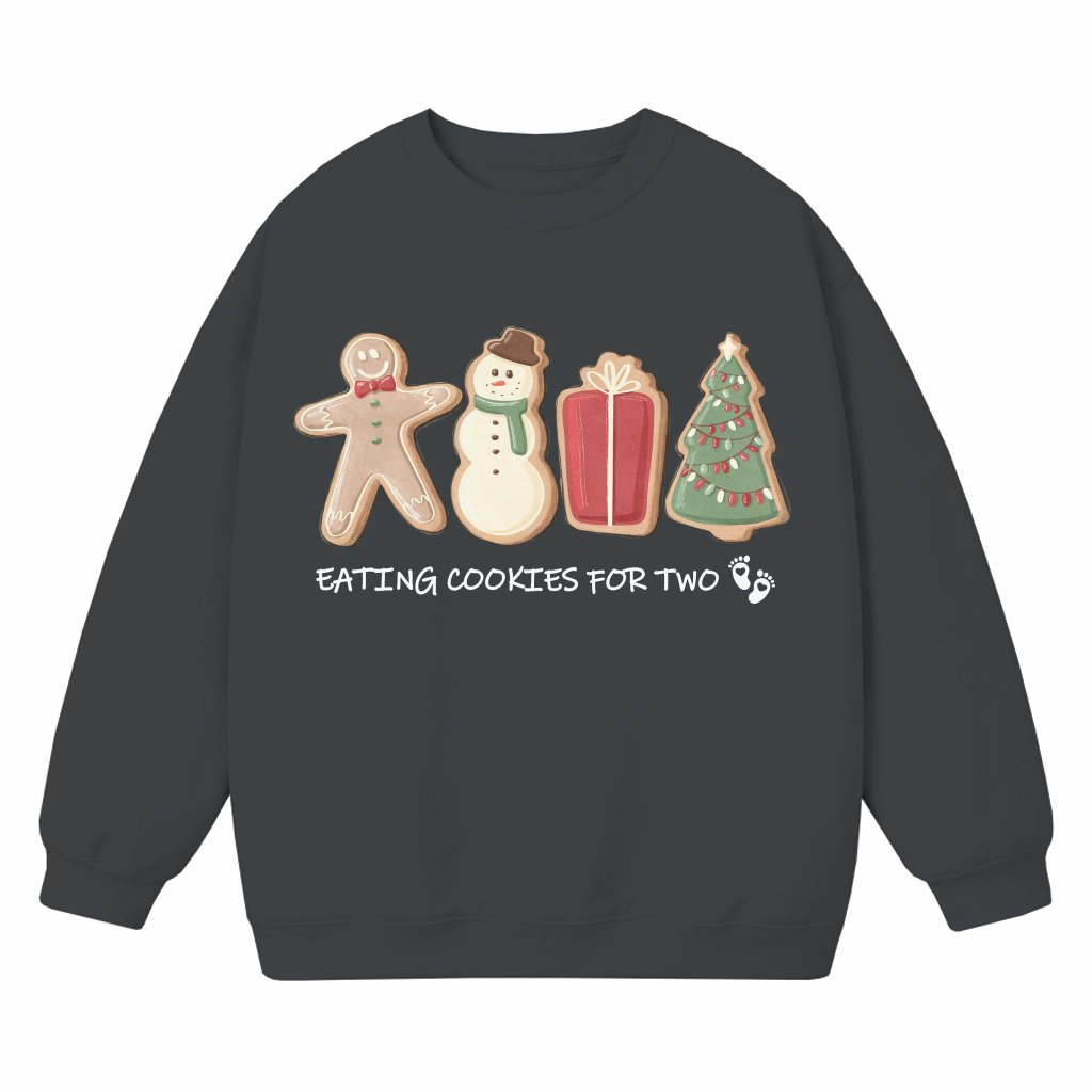 Funny Maternity Sweatshirt – Christmas Gift for Women - front view