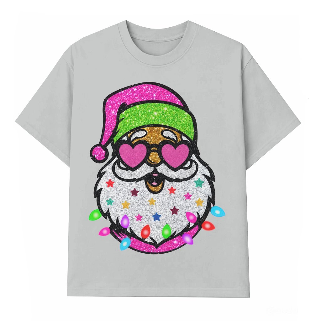 Funny Santa Claus Christmas T-shirt – Gift for Women - front view