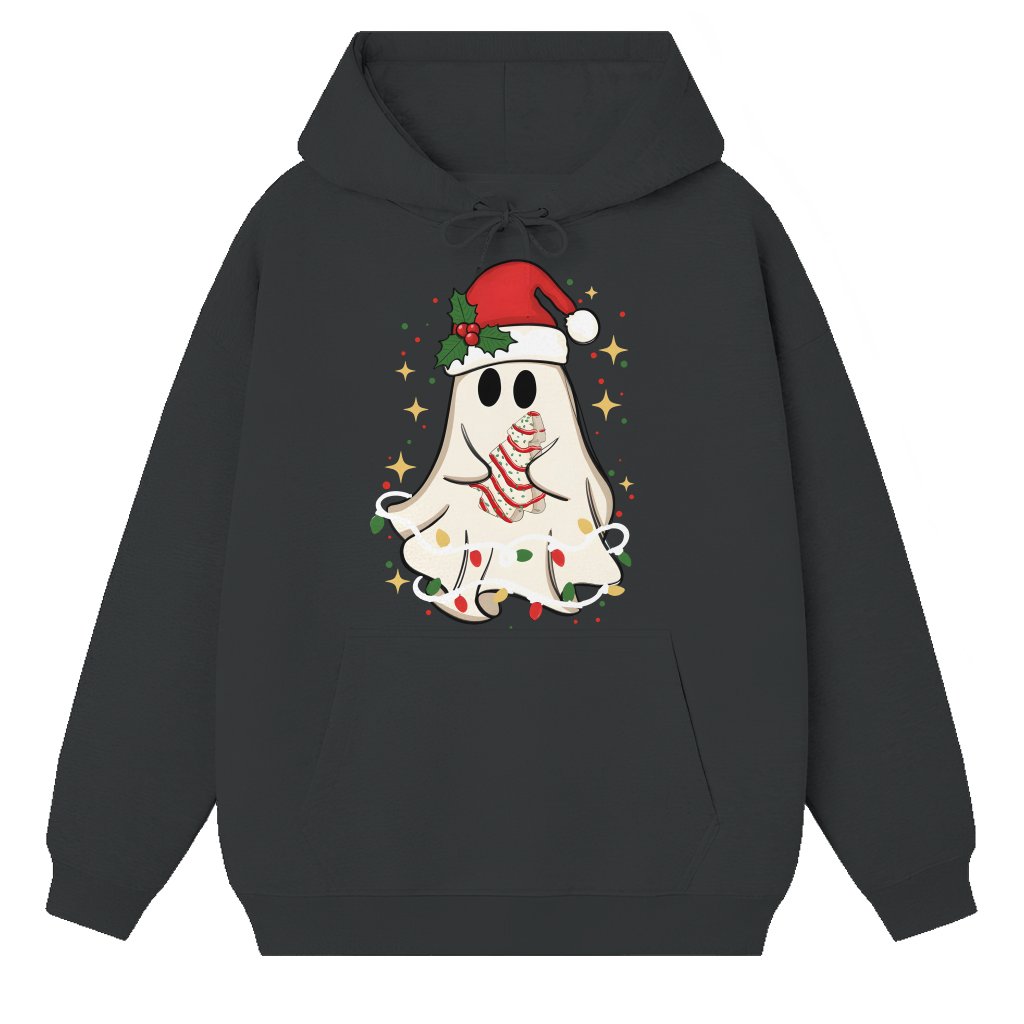 Cute Christmas Ghost Tree Hoodie – Christmas Gift - front view