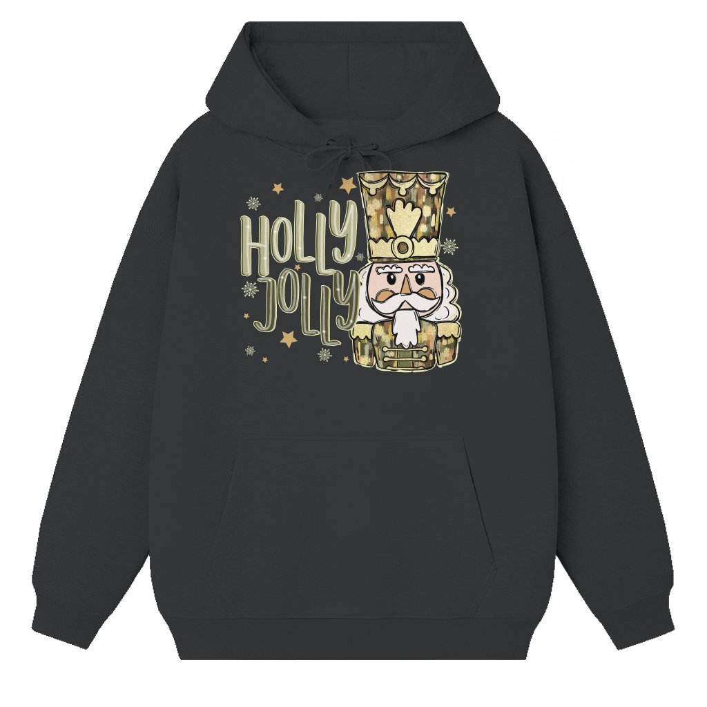 Glitter Camo Nutcracker Hoodie – Christmas Gift - front view