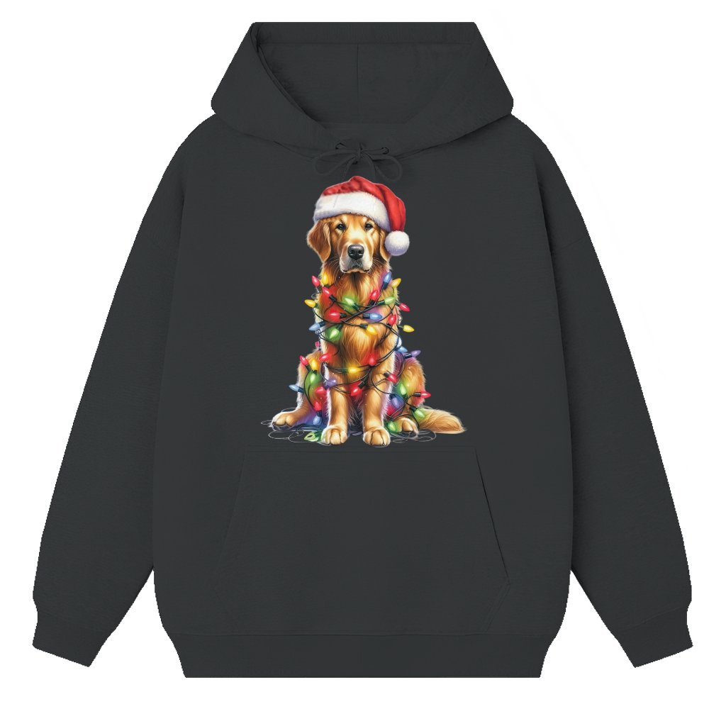 Golden Retriever Hoodie – Christmas Gift for Golden Mama Cute Dog Lover - front view