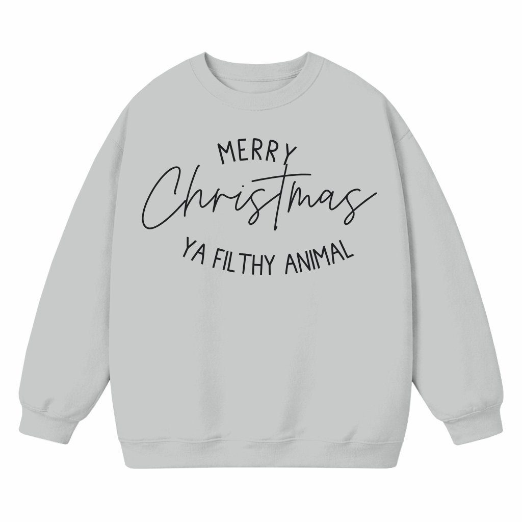 Naughty List Funny Sweatshirt – Christmas Holiday Gift - front view
