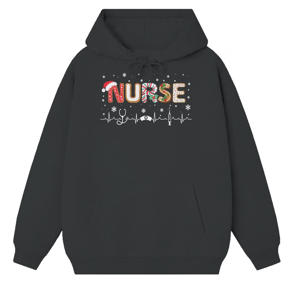 Cute Nurse Stethoscope Hoodie – Christmas Gift for Nurse - front view
