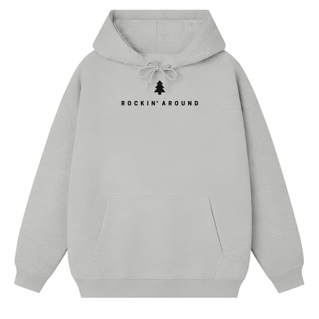 Classic Christmas Tree Rockin' Funny Hoodie – Christmas Gift - front view
