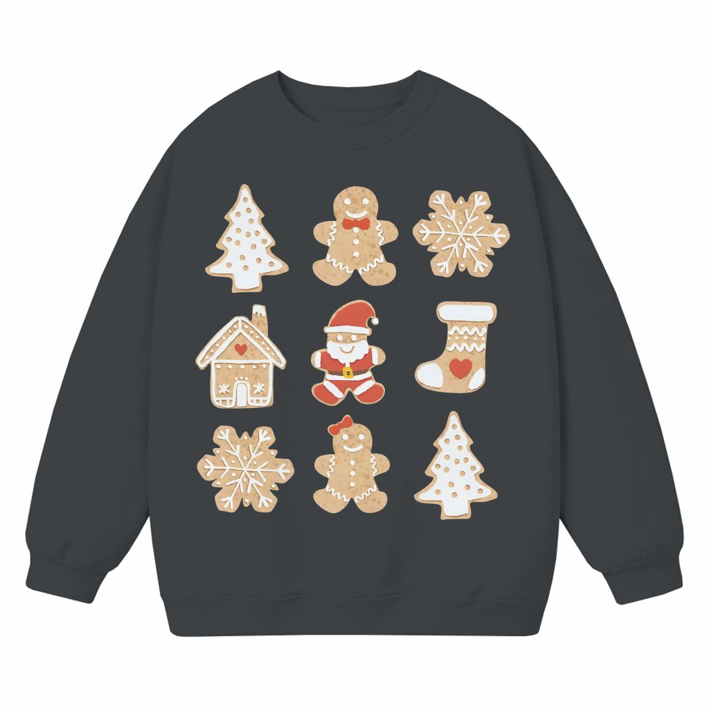 Cute Gingerbread Sweatshirt – Christmas Gift for Women Baker - front view