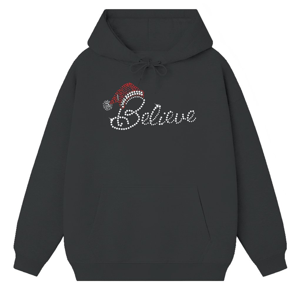 Santa Hat Hoodie – Christmas Gift for Women Plus Size Cute - front view