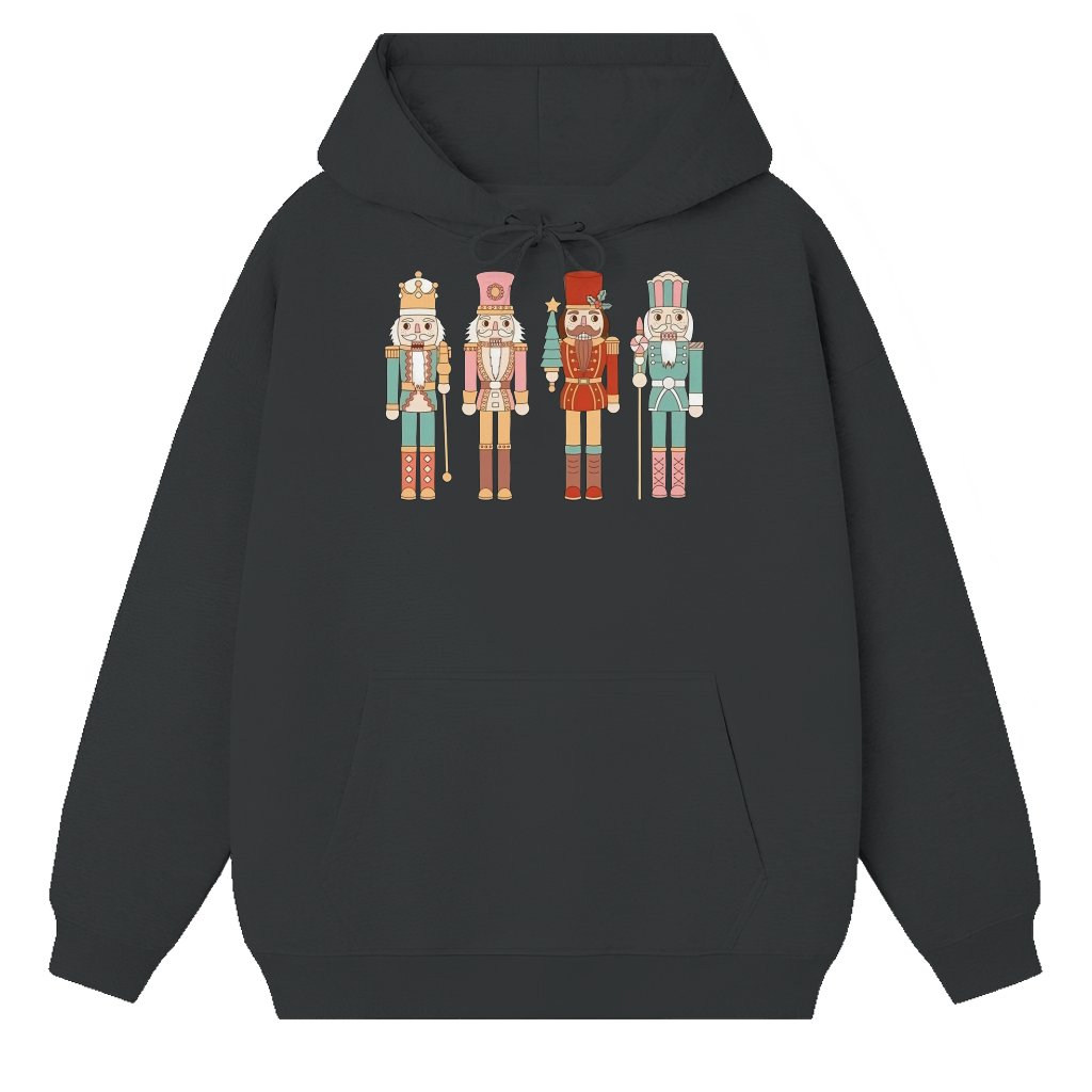 Cute Nutcracker Hoodie – Christmas Gift for Family - front view