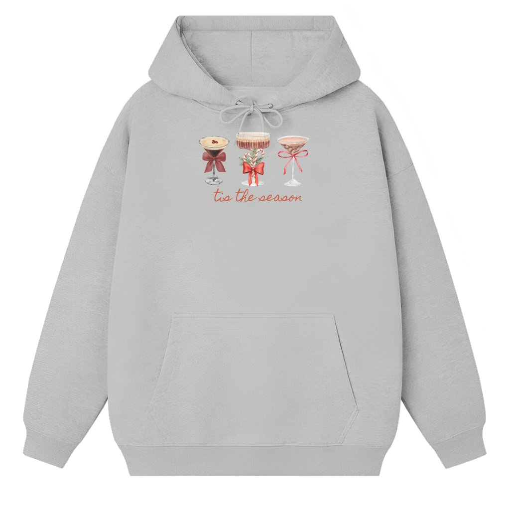 Espresso Martini Hoodie – Christmas Gift for Women Trendy Drink Art - front view