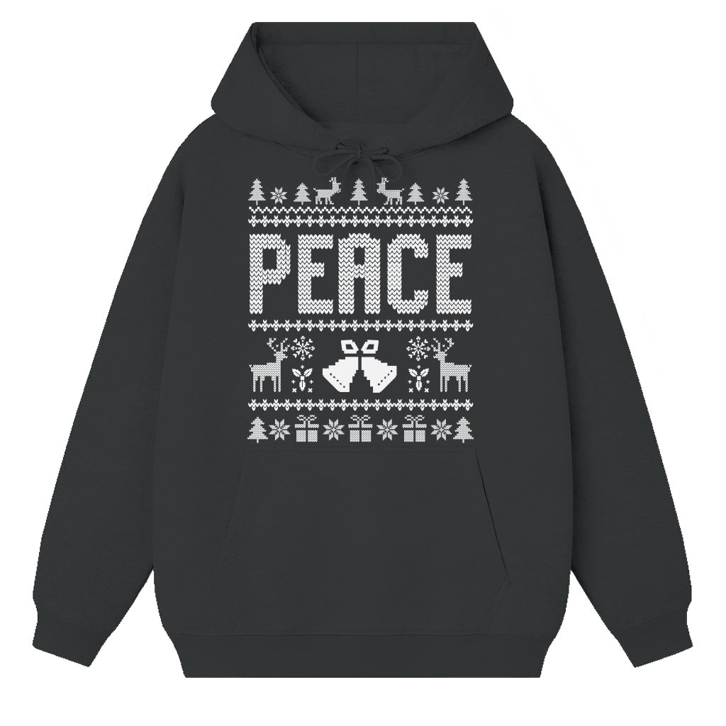 I Come in Peace Hoodie – Ugly Christmas Matching Couple Gift Funny - front view