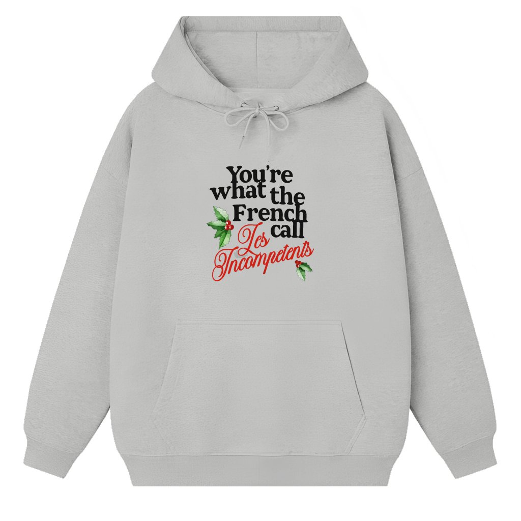 Being Left Alone Hoodie – Funny Christmas Humor Gift - front view