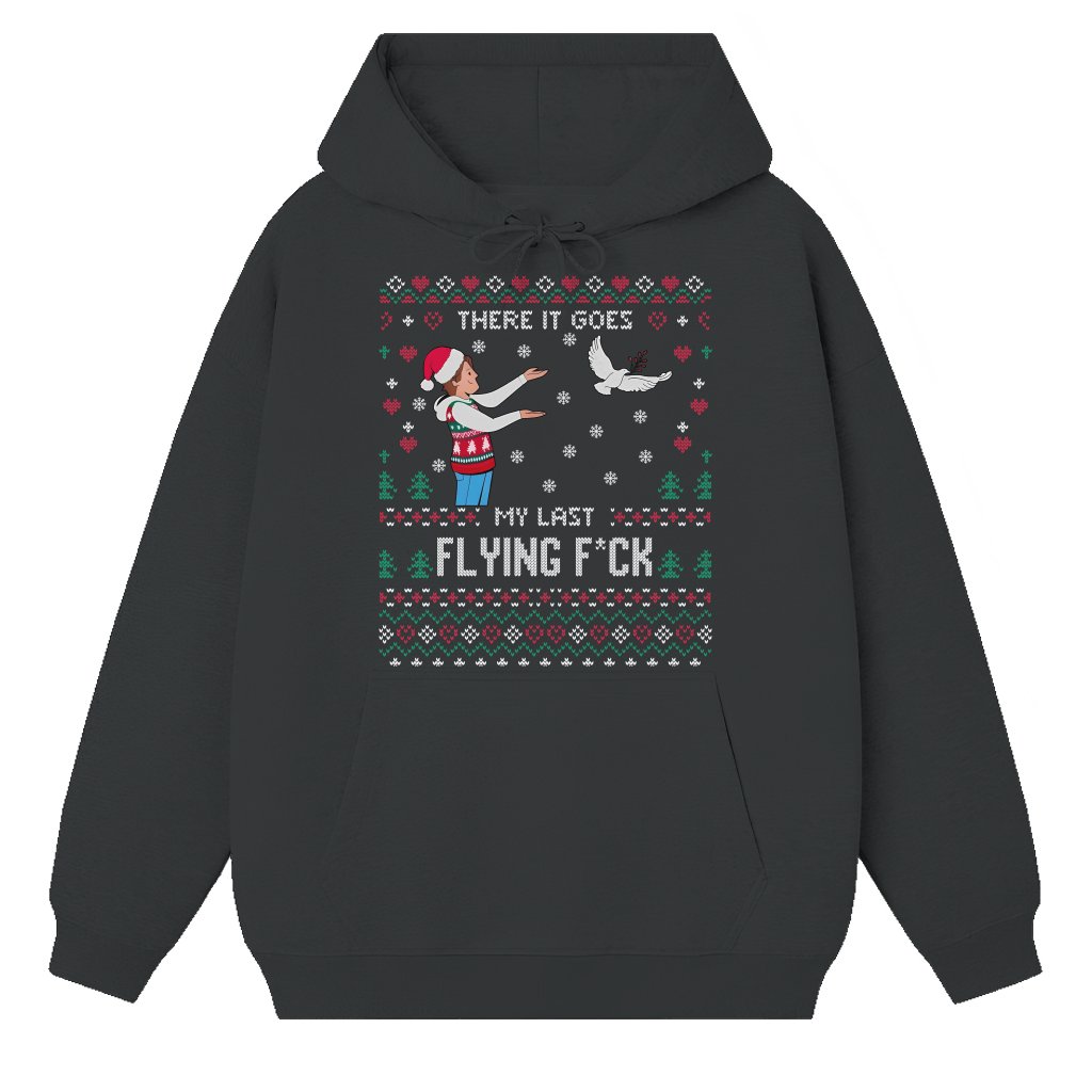 Ugly Hoodie – Christmas Gift for Women Funny Sarcastic Rude - front view