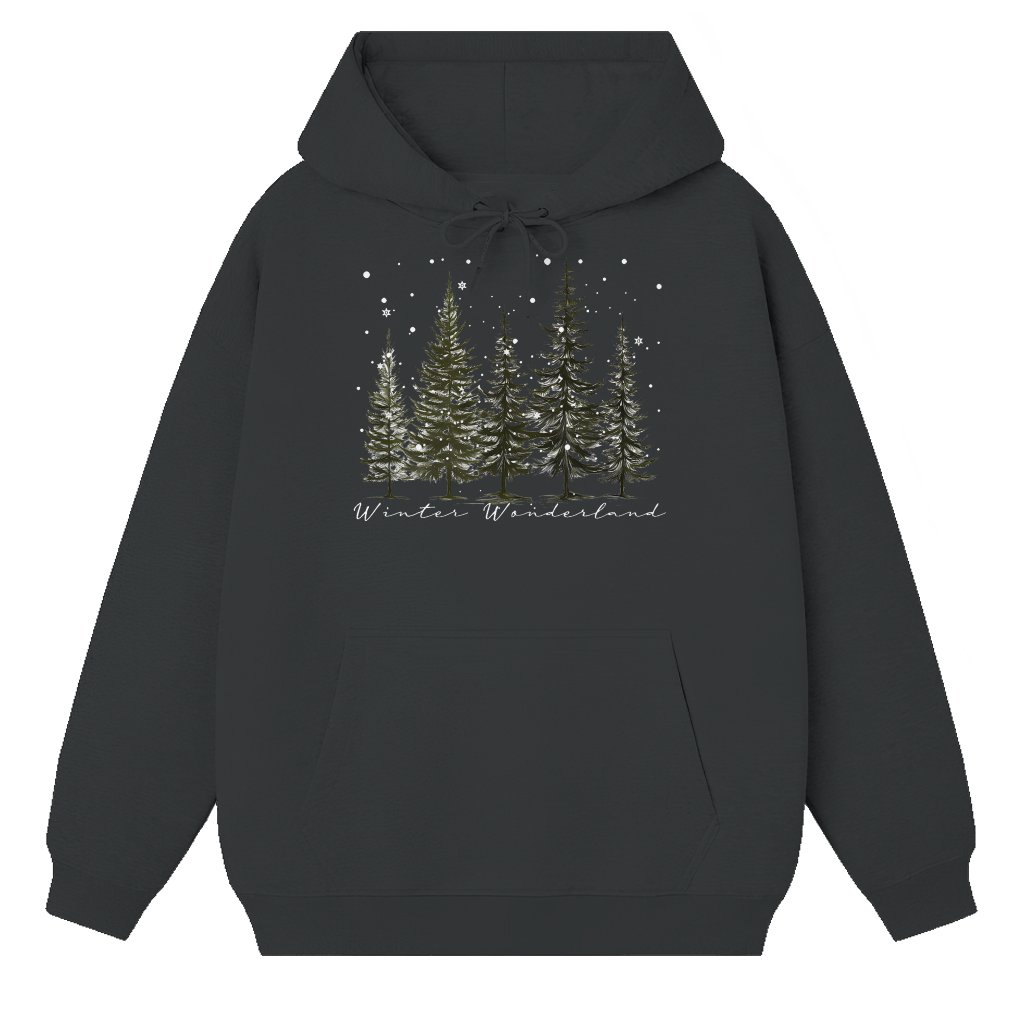 Winter Christmas Tree Hoodie – Christmas Gift for Women Cute - front view