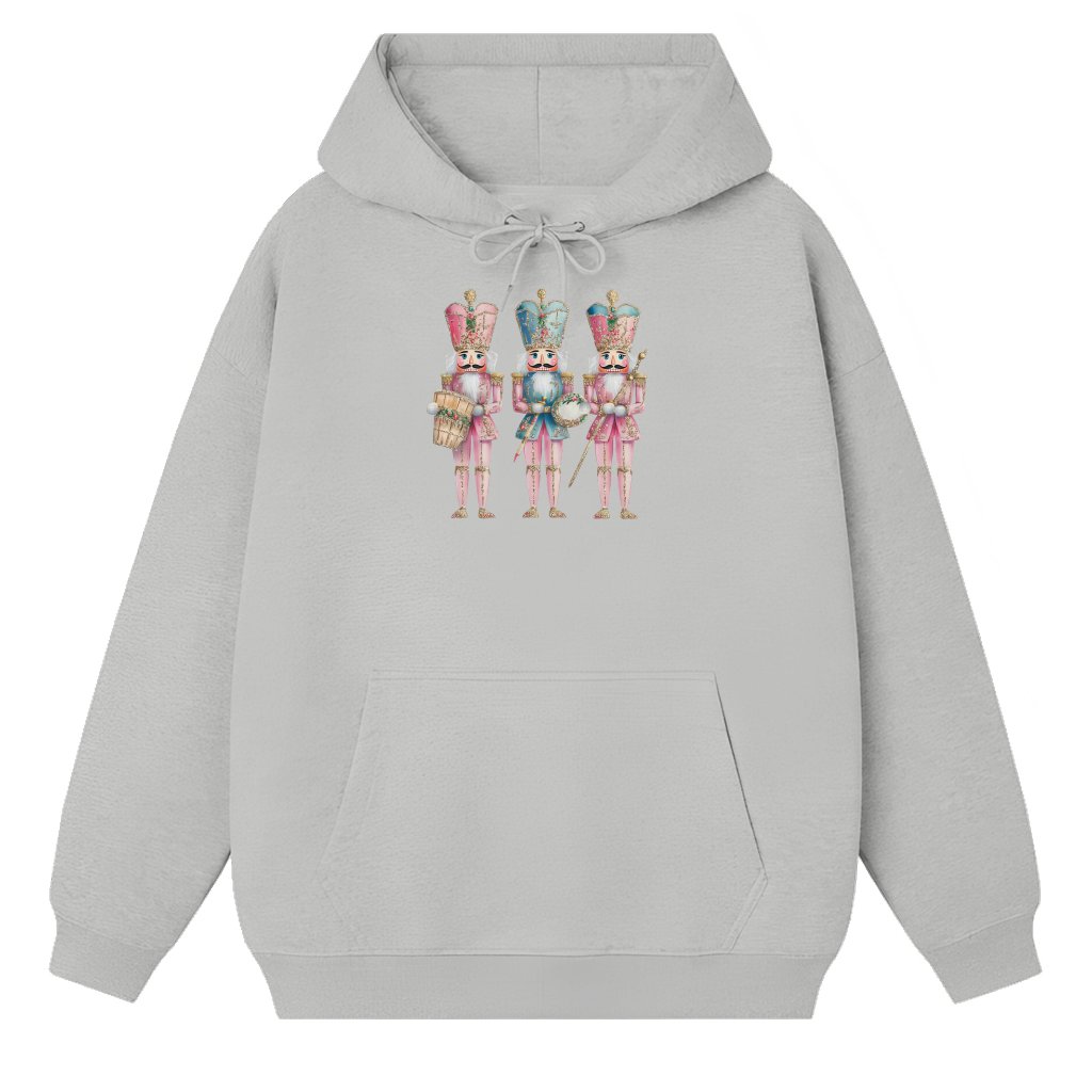 Vintage Nutcracker Hoodie – Christmas Gift for Women Cute - front view