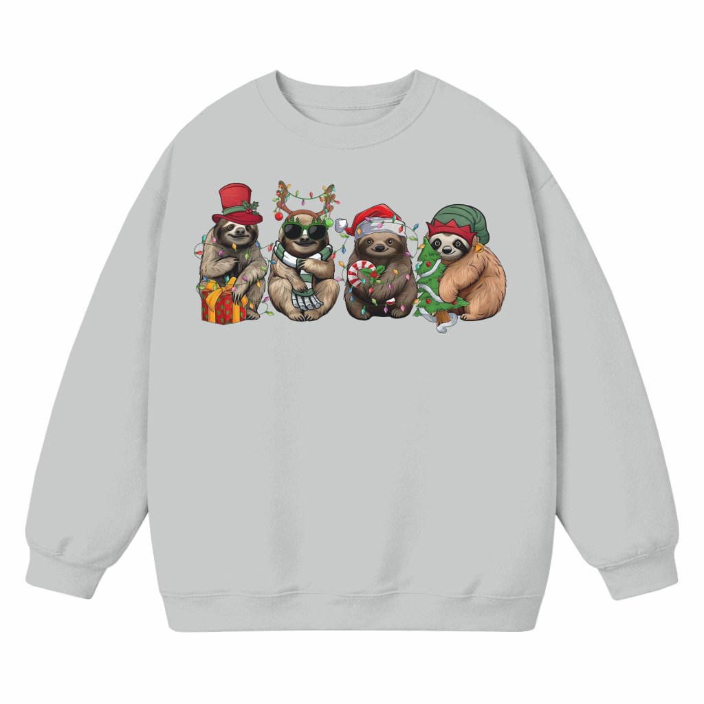 Cute Sloth Sweatshirt – Christmas Gift for Sloth Lovers Funny - front view