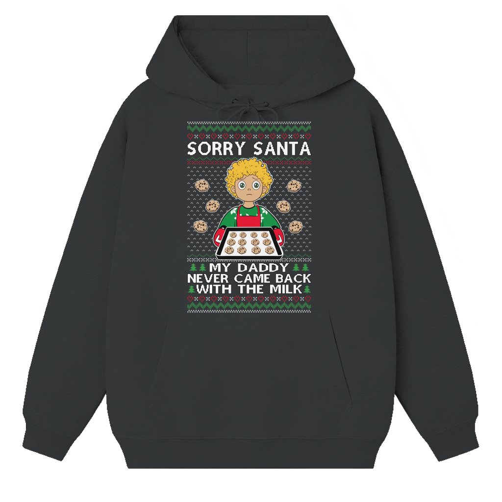 Dad Never Came Back With Milk Viral Meme Hoodie – Christmas Gift for Dad Funny - front view