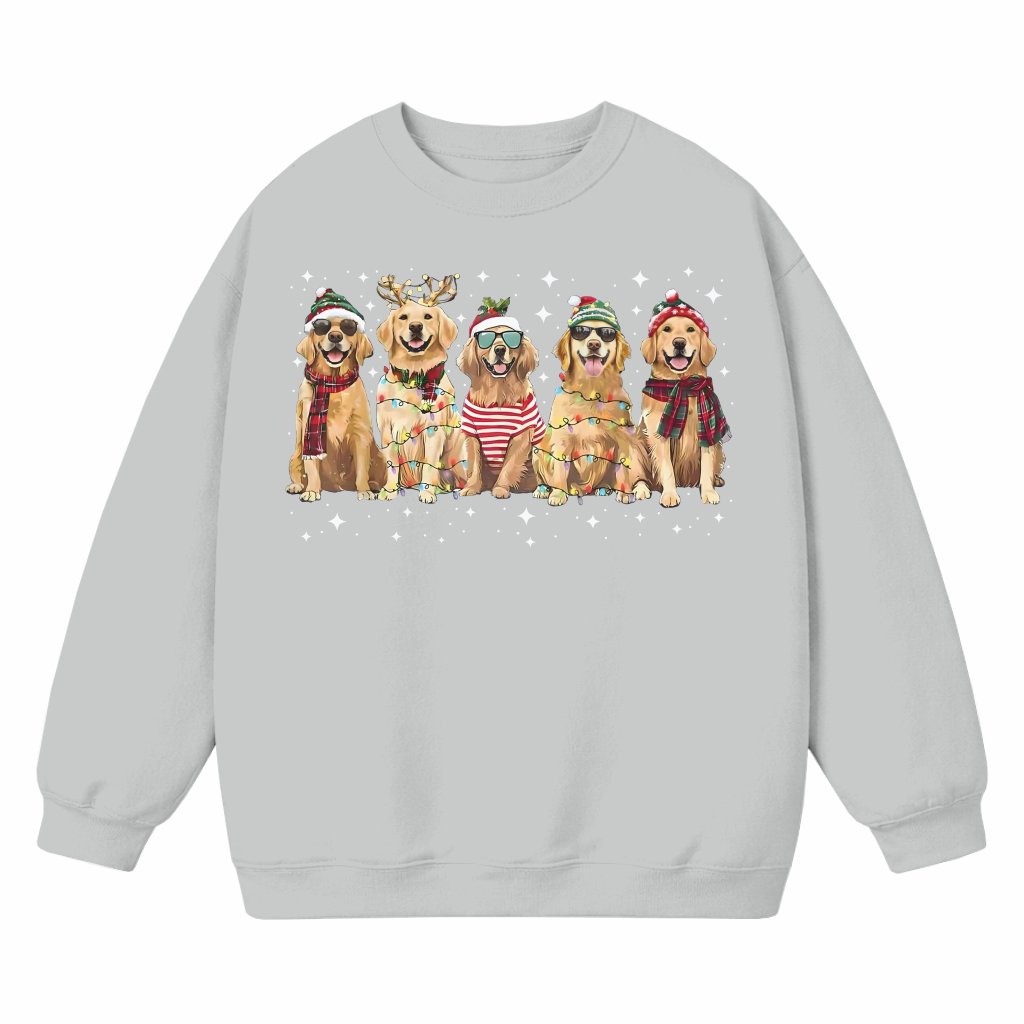 Cute Golden Retriever Sweatshirt – Christmas Gift for Dog Lover Funny - front view