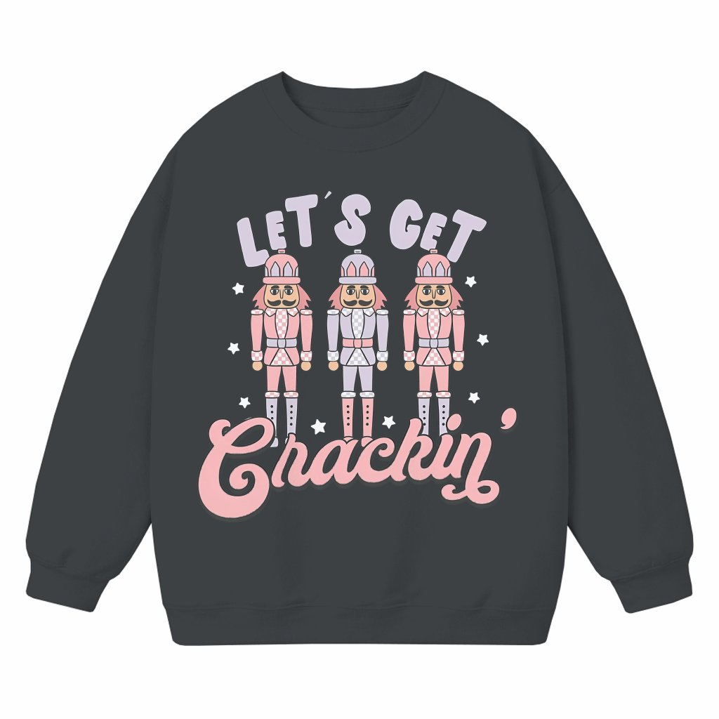 Funny Nut Cracker Sweatshirt – Christmas Gift Let's Get Cracking - front view