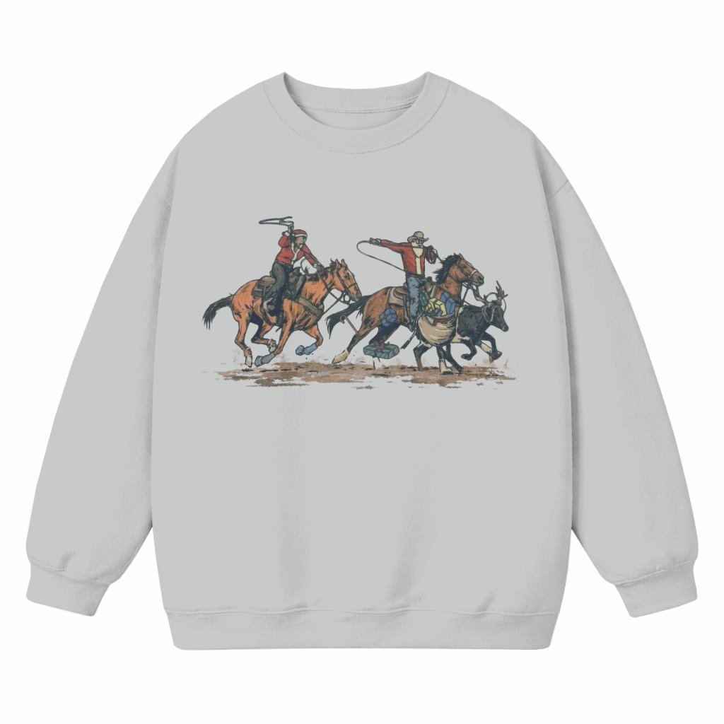 Funny Team Roping Sweatshirt – Christmas Gift for Men Women - front view