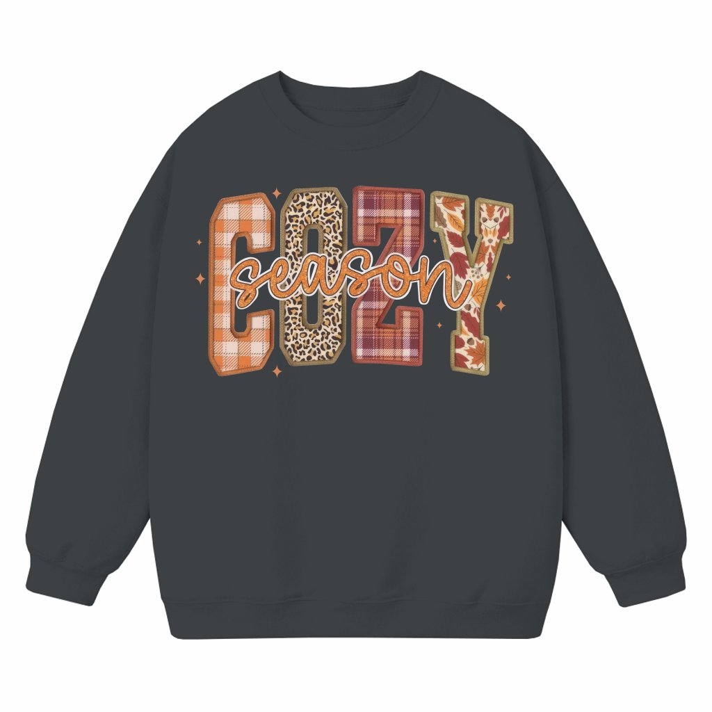 Cozy Season Sweatshirt – Christmas Gift for Women Retro Fall Trendy - front view