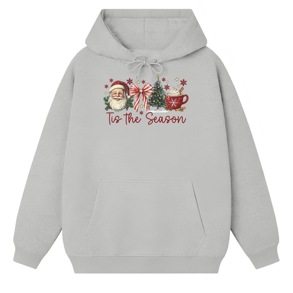 Coquette Girly Bow Hoodie – Christmas Gift for Her Retro - front view