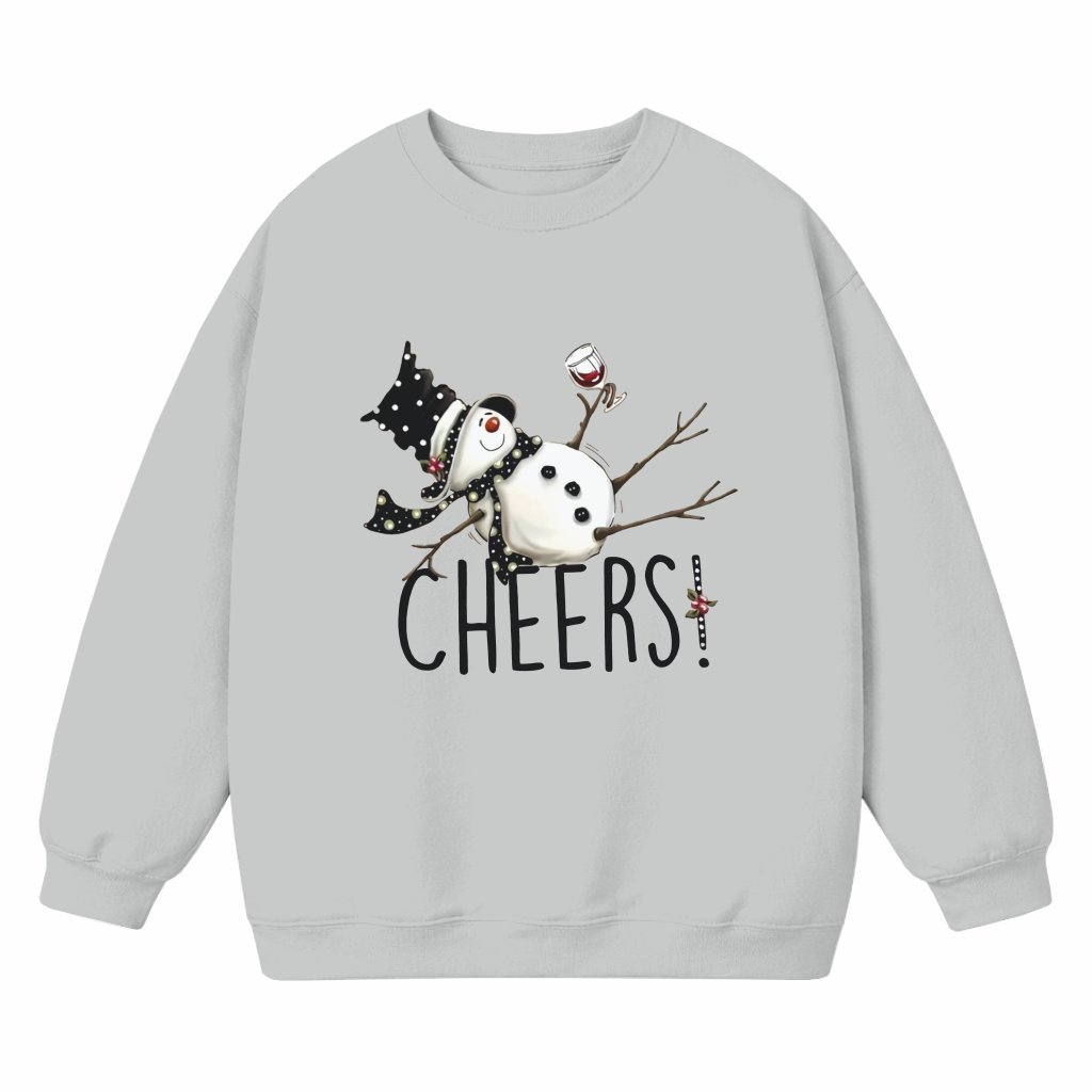 Y2K Snowman Sweatshirt – Christmas Gift for Women Trendy - front view