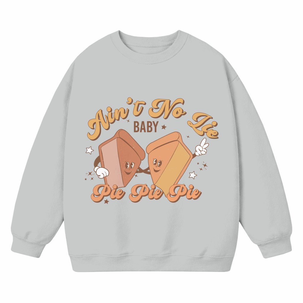 Thanksgiving Pie Sweatshirt – Thanksgiving Holiday Gift Cute Pie Graphic - front view