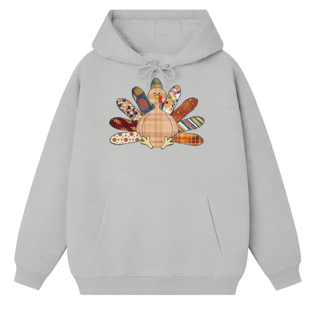 Thanksgiving Turkey Hoodie – Thanksgiving Gift for Women Funny - front view