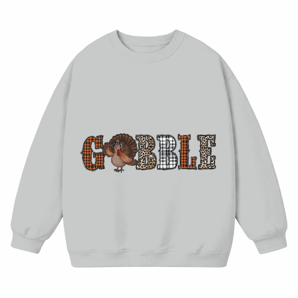 Happy Thanksgiving Turkey Sweatshirt – Thanksgiving Gift for Family Funny - front view