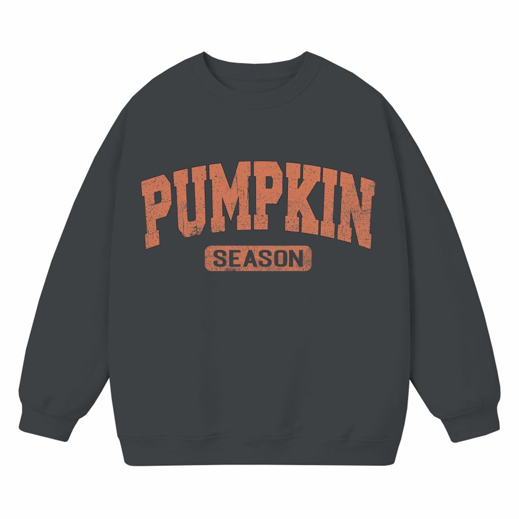 Retro Pumpkin Season Sweatshirt – Fall Thanksgiving Gift for Her Cute - front view