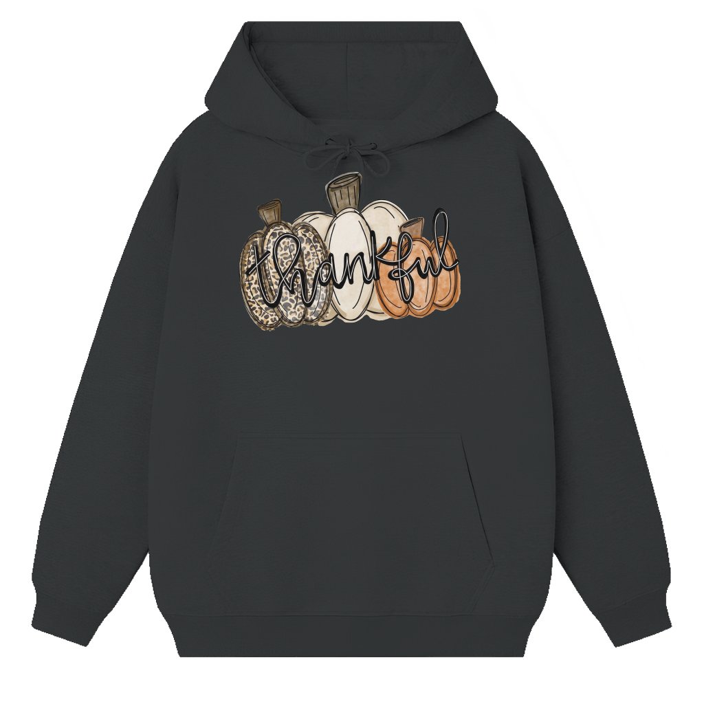 Leopard Pumpkin Hoodie – Fall Thanksgiving Gift for Women Trendy - front view