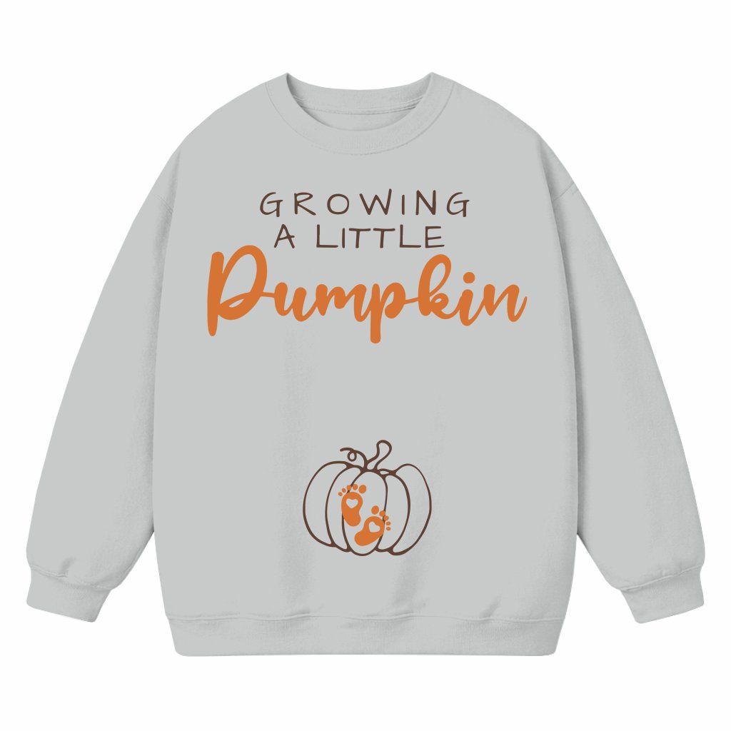 Pregnancy Announcement Sweatshirt – Thanksgiving Gift for Mom to Be Cute Fall - front view