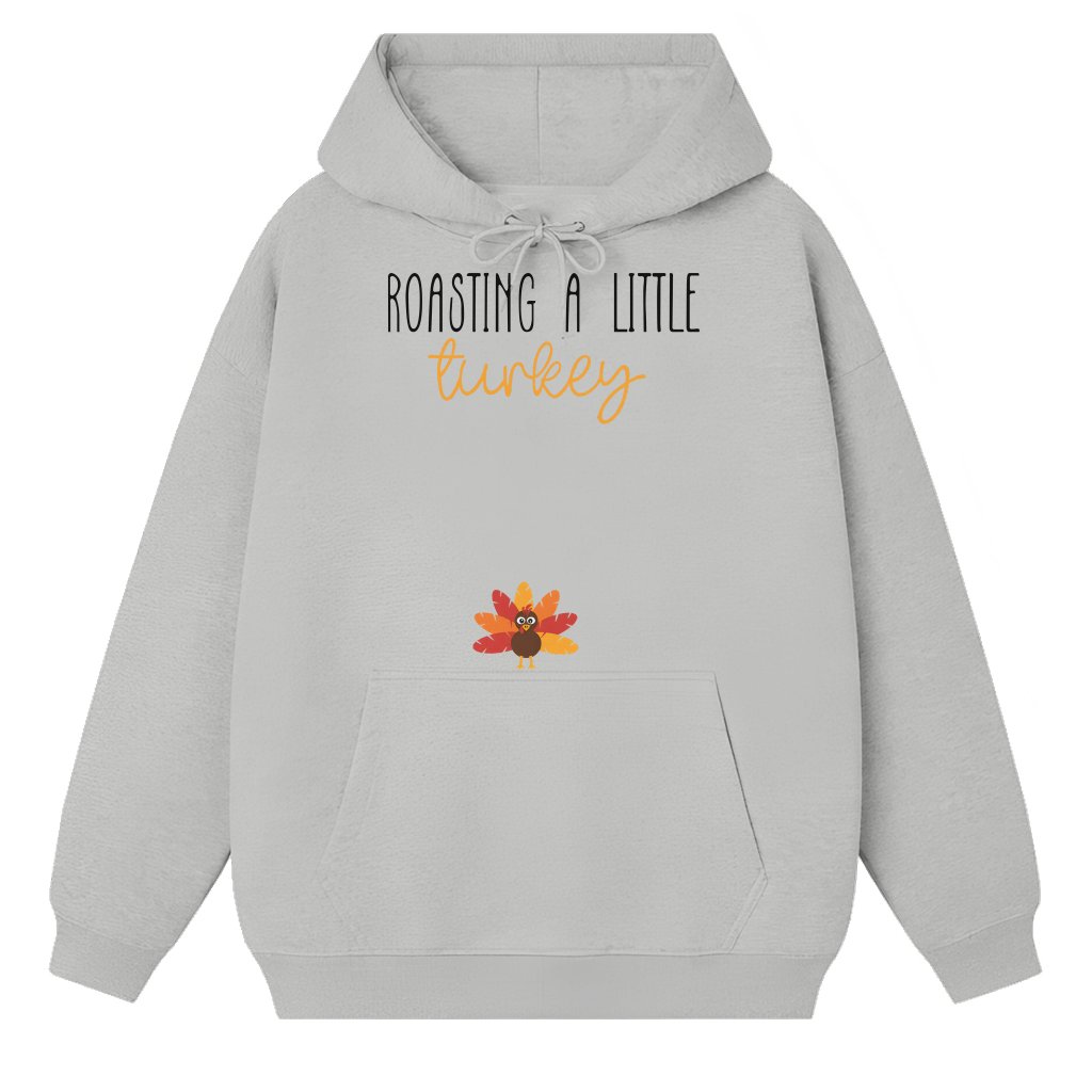 Funny Thanksgiving Pregnancy Announcement Hoodie – Gift for Mom To Be Cute Fall - front view