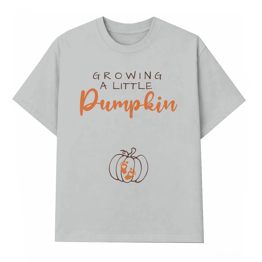 Funny Pregnancy T-shirt – Thanksgiving Gift for Mom To Be Pumpkin Reveal - front view