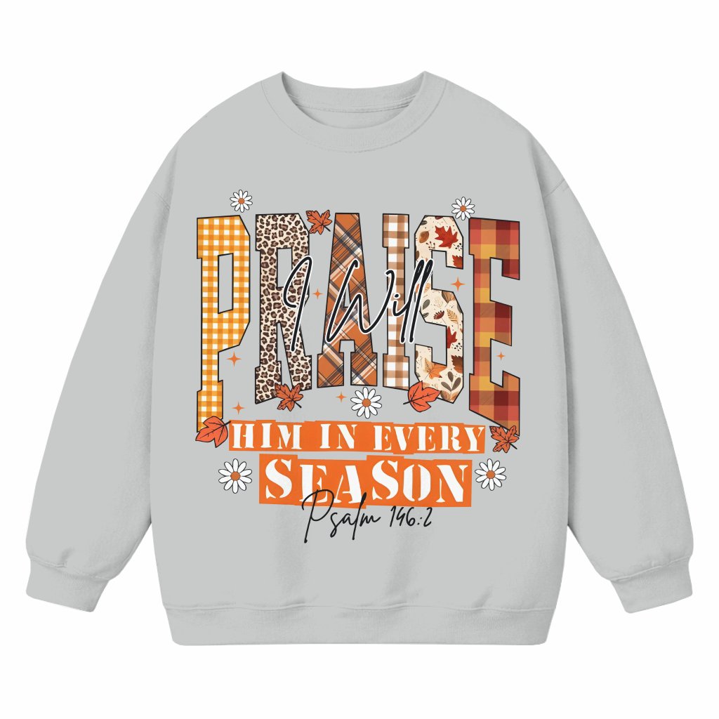 Faith Based Fall Vibes Sweatshirt – Fall Christian Gift - front view