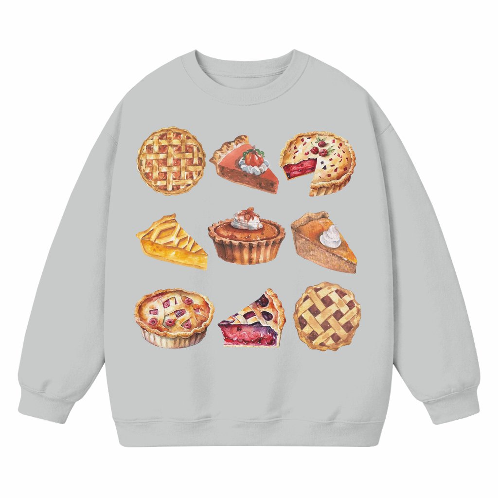 Thick Thighs Pumpkin Pies Sweatshirt – Thanksgiving Funny Gift for Her - front view