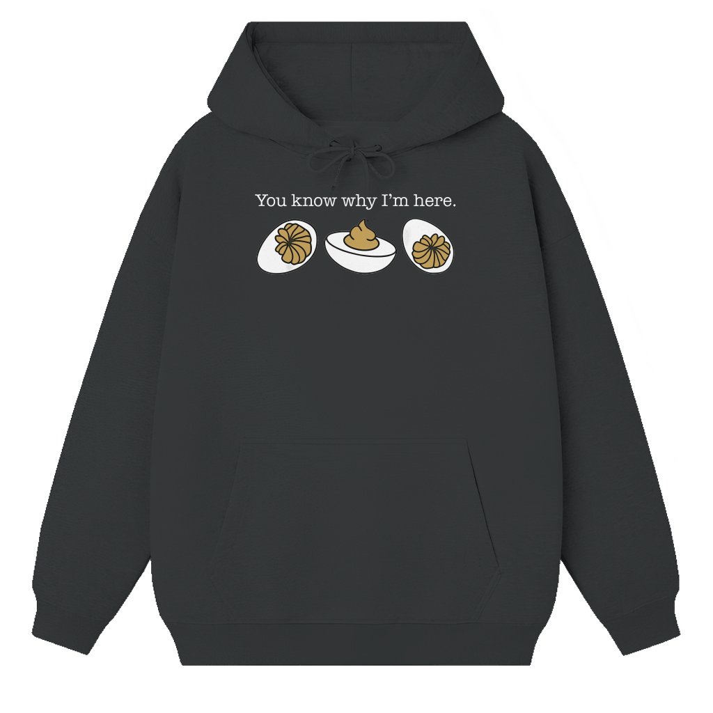 Funny Deviled Eggs Hoodie – Thanksgiving Gift for Food Lover - front view
