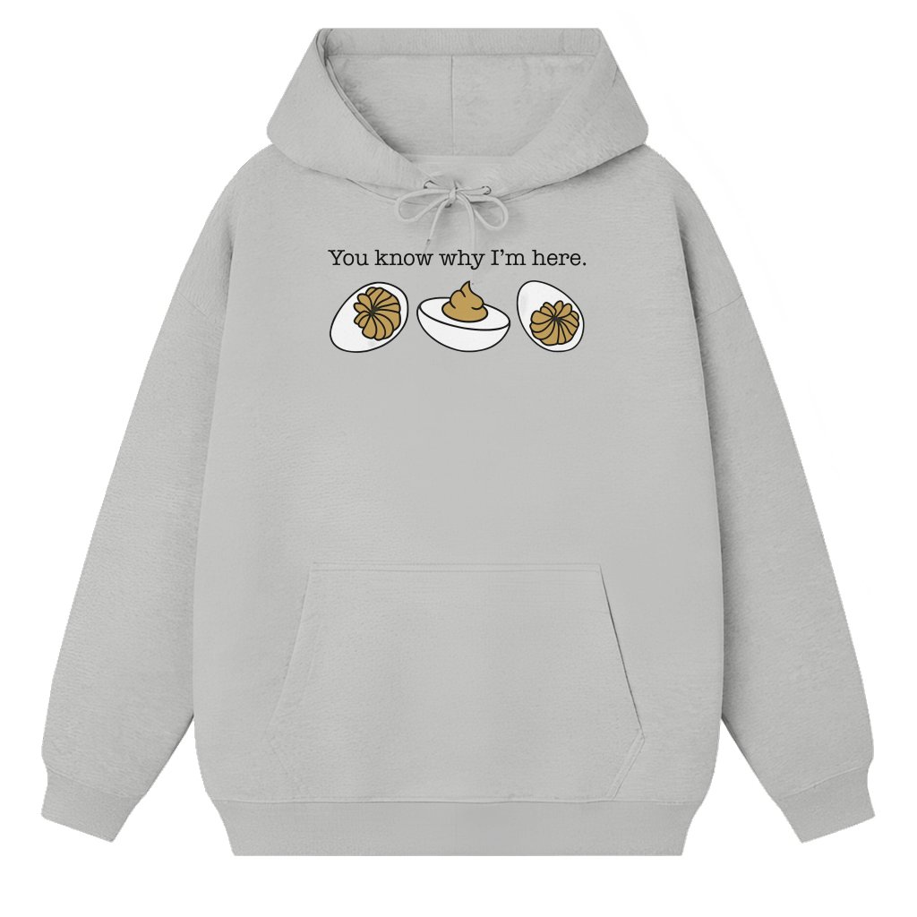 Funny Deviled Eggs Hoodie – Thanksgiving Gift for Foodie - front view