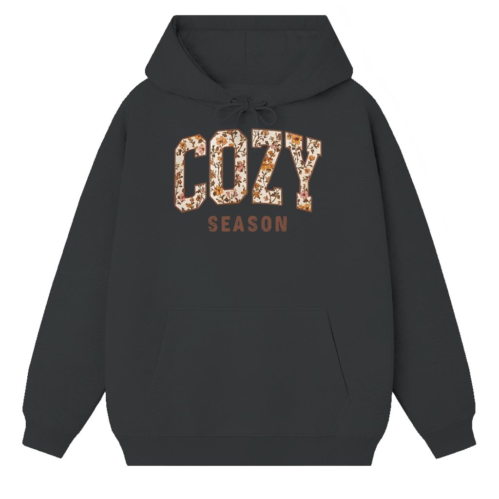 Fall Cozy Season Hoodie – Sweater Weather Gift for Women Cute - front view