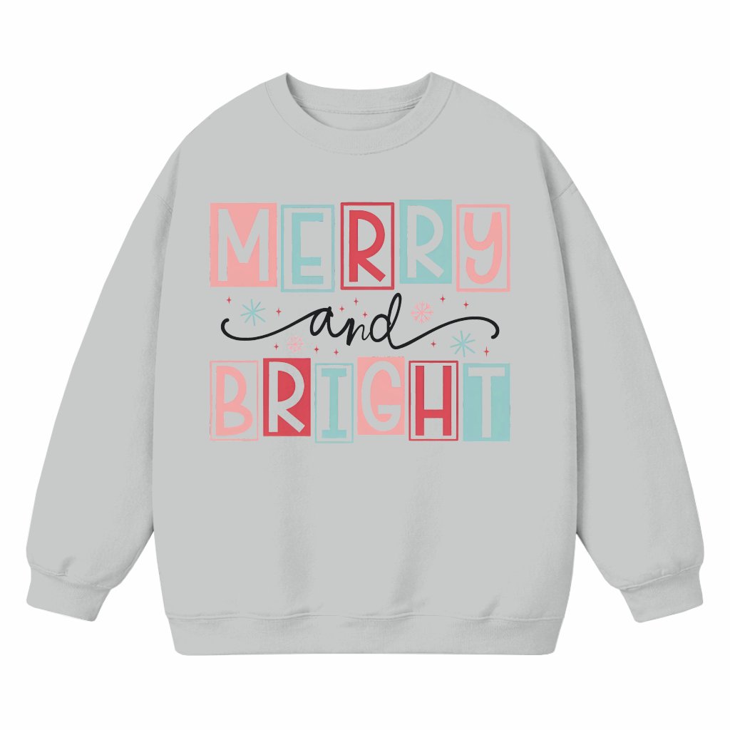 Merry Christmas Sweatshirt – Festive Gift for Men Women - front view