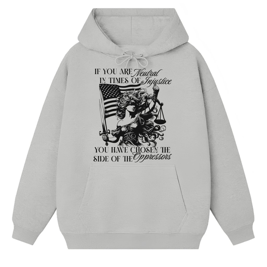 Feminist Equality Justice Hoodie – Activism Gift for Feminists Vintage - front view