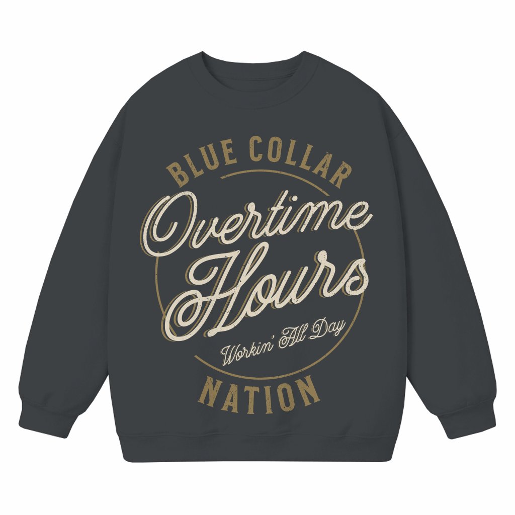 Blue Collar Lineman Sweatshirt – Gift for Lineman Men Women - front view