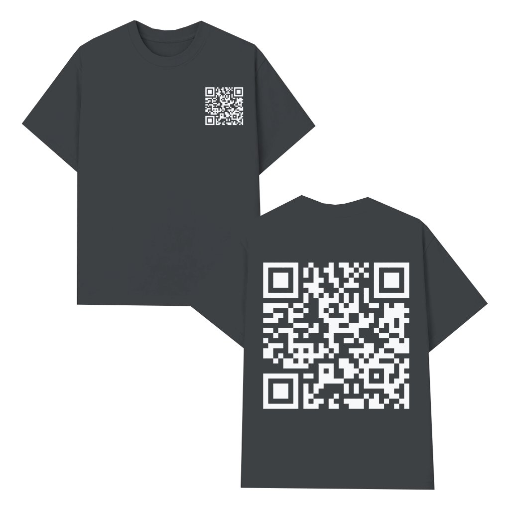 Funny QR Code T-shirt – Birthday Gift for Tech Lovers - front view