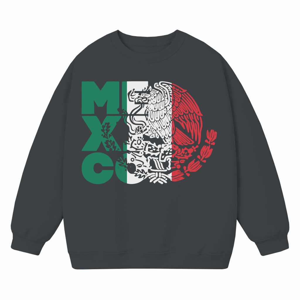 Mexico Coat of Arms Eagle Sweatshirt – Gift for Men Women Patriotic - front view