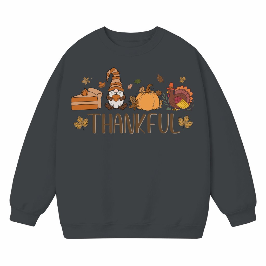 Cute Gnome Sweatshirt – Thanksgiving Fall Gift - front view